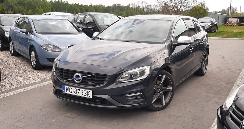 Volvo V60 cena 49999 przebieg: 218000, rok produkcji 2014 z Dobra małe 211